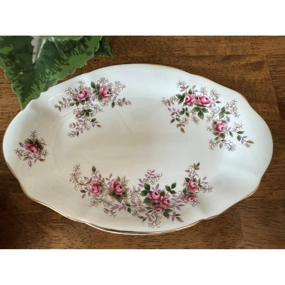 Royal Albert Lavender Rose Bone China Cream and Sugar Set with Underplate - Picture 7 of 8